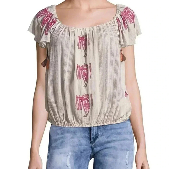 Free People Tops - Free people NWT boho waisted pheasant top
